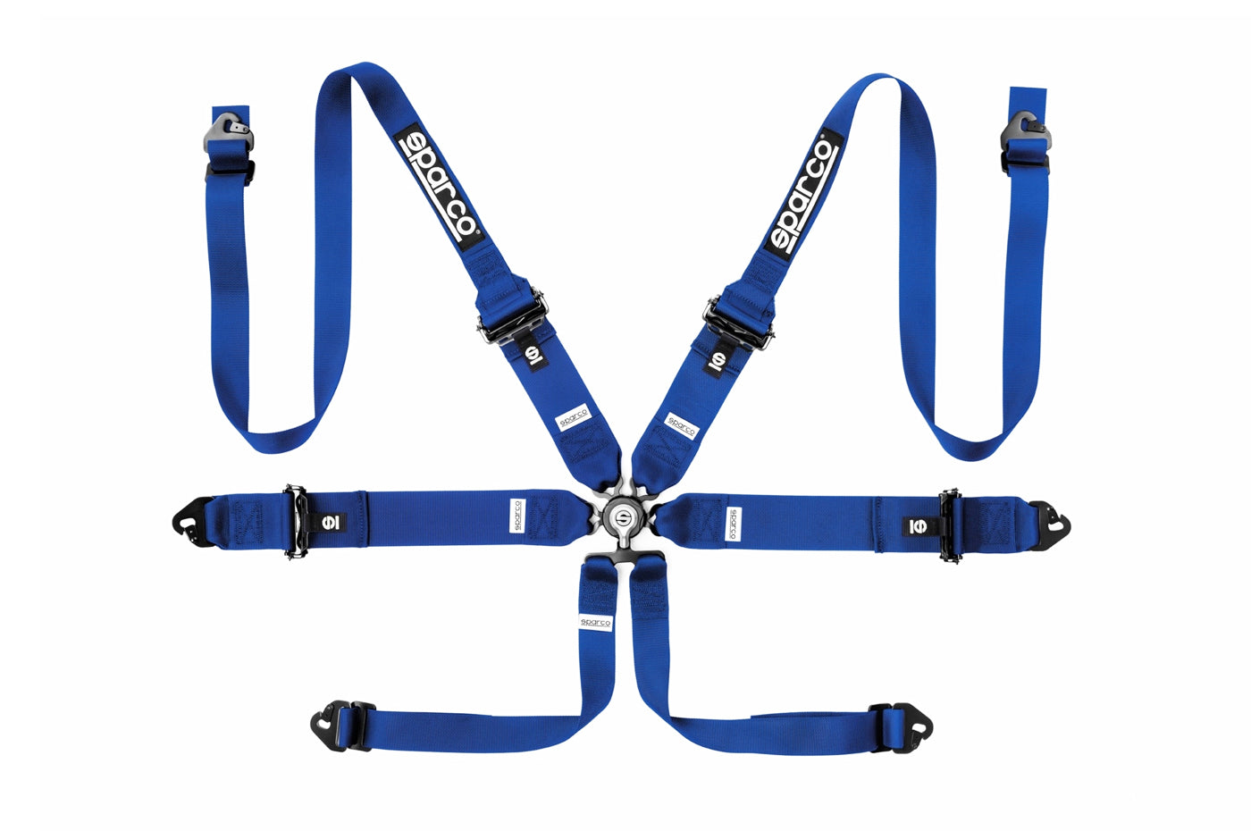 Sparco Competition Harness 6 Point Hans 3"/2" Aluminum