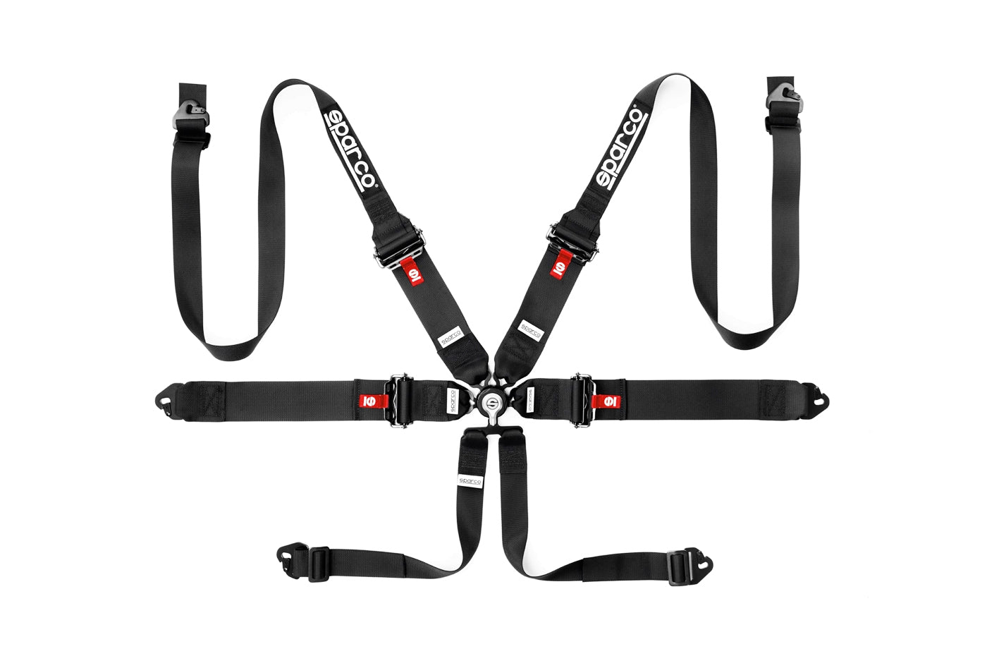 Sparco Competition Harness 6 Point Hans 3"/2" Aluminum PD