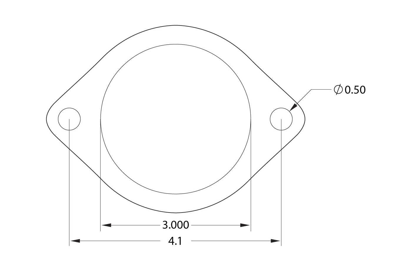 GrimmSpeed 3" 2-Bolt Multi-Layer Downpipe Gasket