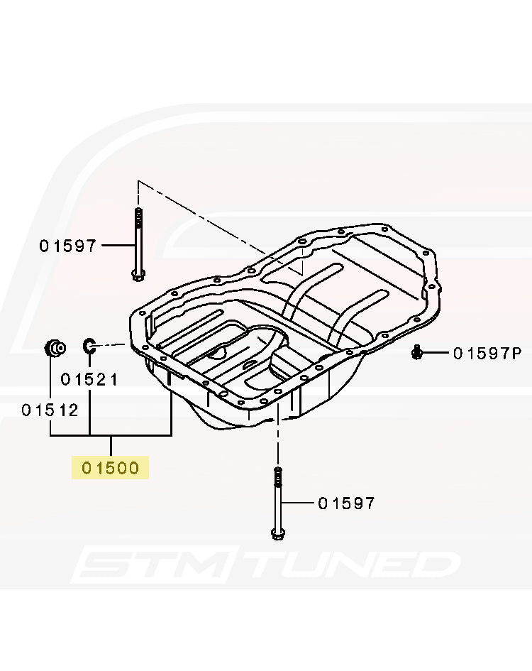 Mitsubishi OEM Engine Oil Pan for Evo X (1200A394)
