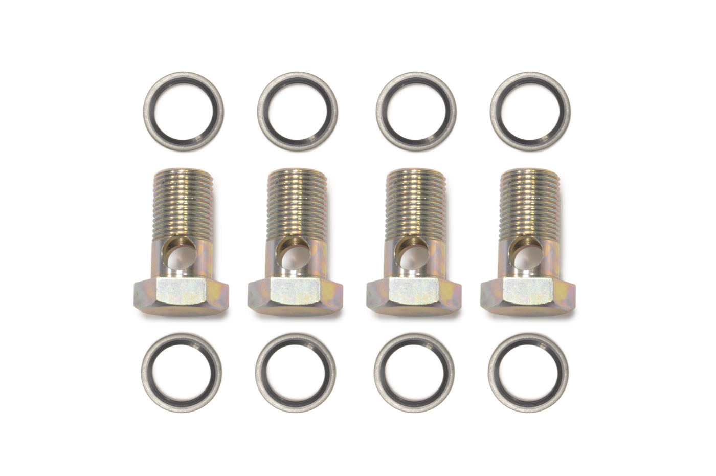 Mitsubishi OEM Engine Oil Cooler Line Banjo Bolt Set for Evo 7/8/9/X