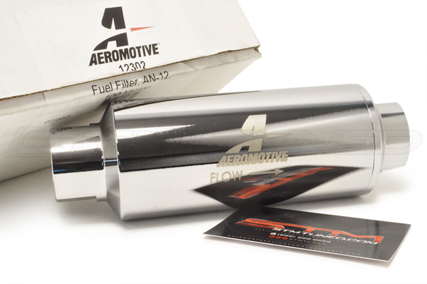 Aeromotive Pro-Series Fuel Filter ORB-12AN & Stainless 100 Micron (12302)