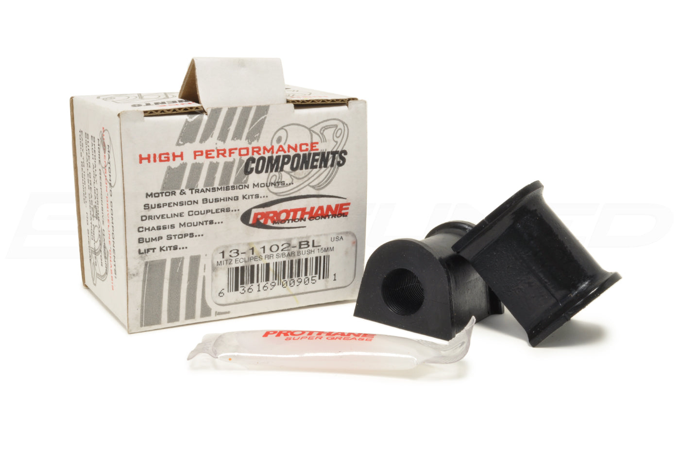 Prothane Rear Sway Bar Bushings 15mm Black for 2G DSM (13-1102-BL)