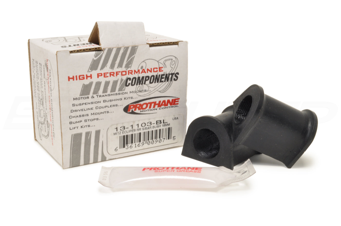 Prothane Rear Sway Bar Bushings 18mm Black for 2G DSM (13-1103-BL)