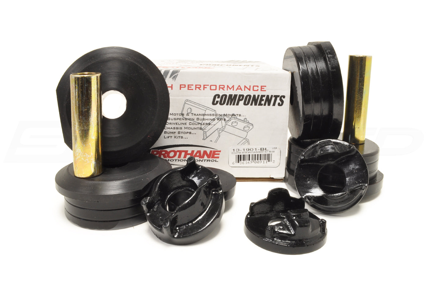 Prothane Motor Mount Inserts Black for 2G DSM M/T (13-1901-BL)