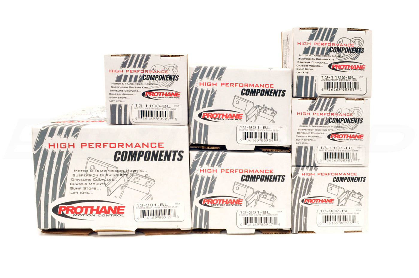 Prothane Total Bushing Kit Black for 2G DSM (13-2001-BL)