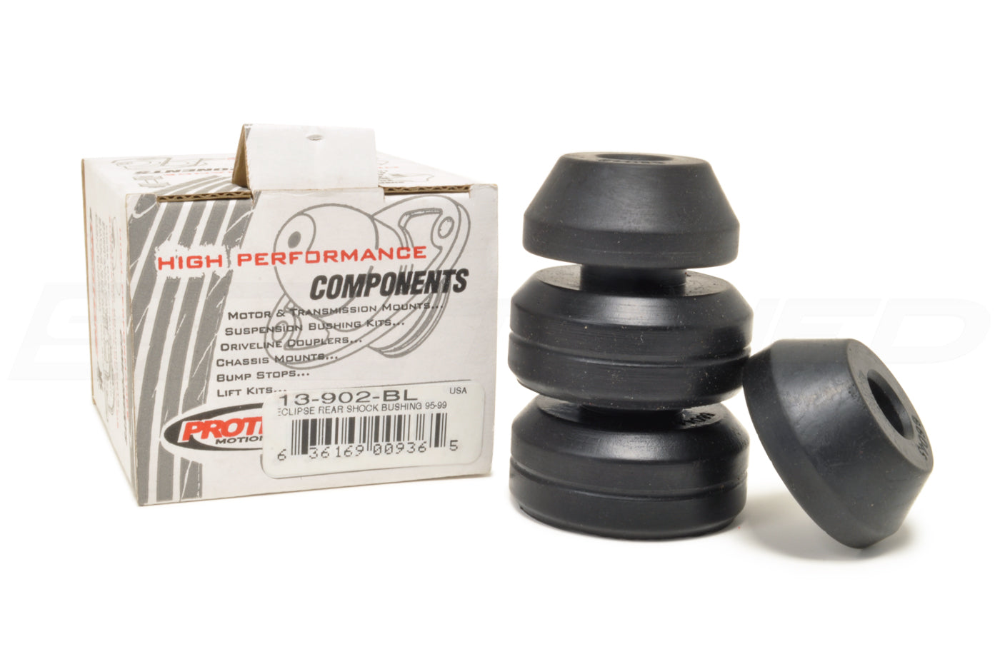 Prothane Rear Shock Bushings Black for 2G DSM (13-902-BL)