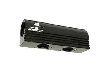 Aeromotive Fuel Distribution Block (Dual -8AN O-Ring to -6AN O-Ring Ports)