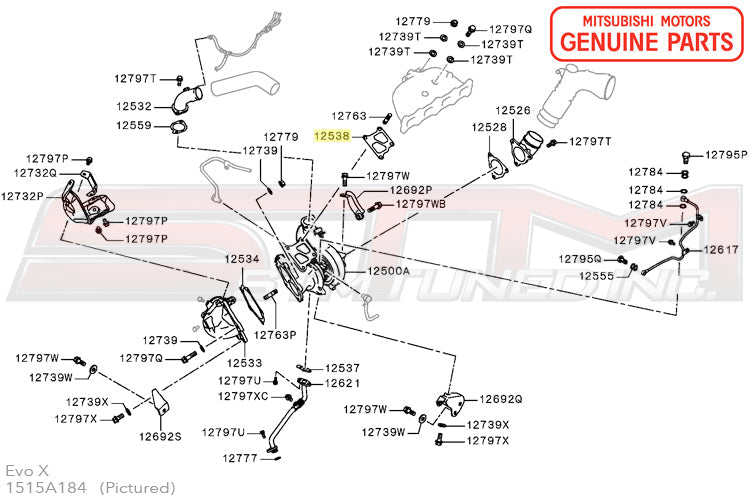 Mitsubishi Turbo to Manifold Gasket - Evo 4-9/X