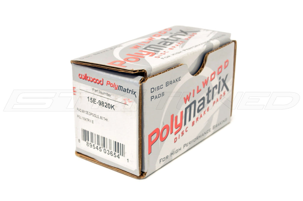 Wilwood Brake Pads PolyMatrix E for STM Rear Drag Brake Kit (150-28-6812K)