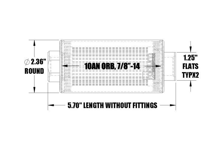 Radium High Flow Fuel Filter