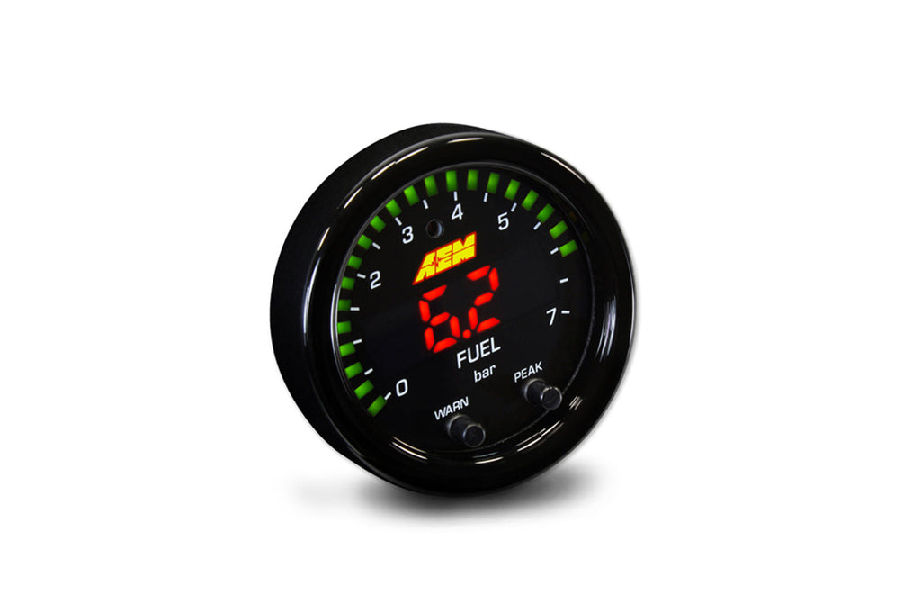 AEM X-Series Oil Fuel Pressure Gauge (30-0301)