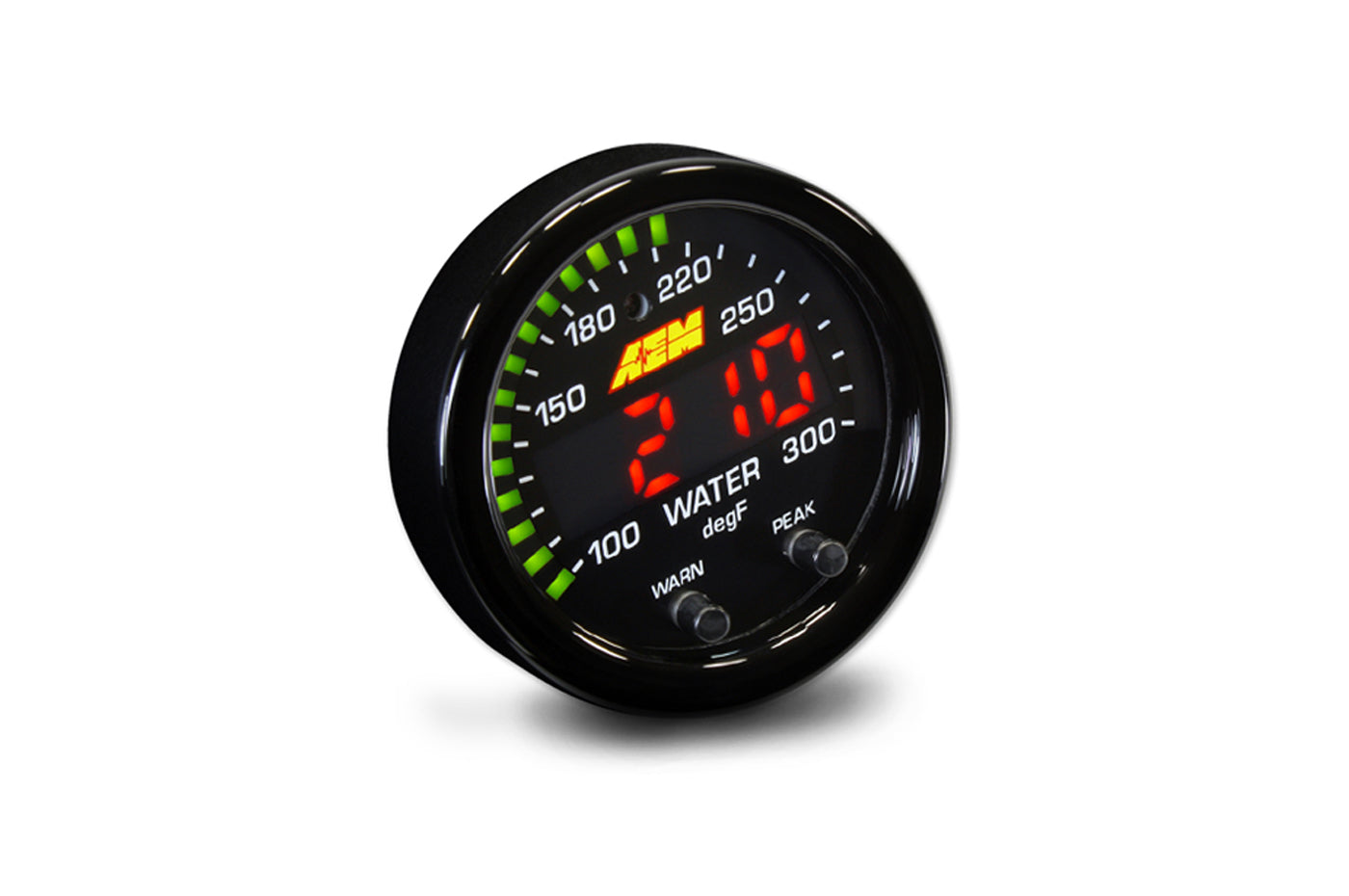 AEM X-Series Water Oil Trans Temperature Gauge (30-0302)