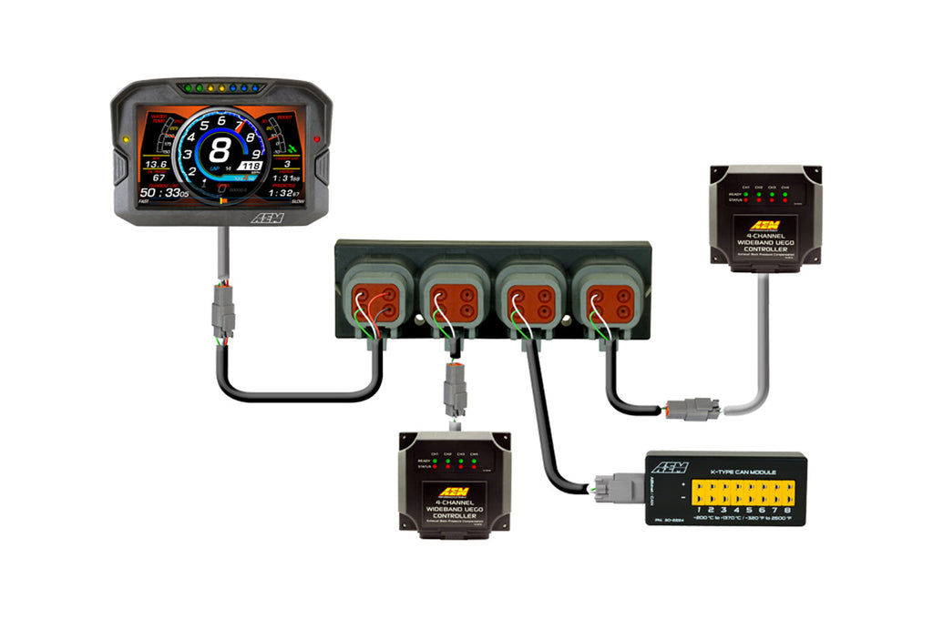 AEMnet 4 Port CAN Hub (30-2225)