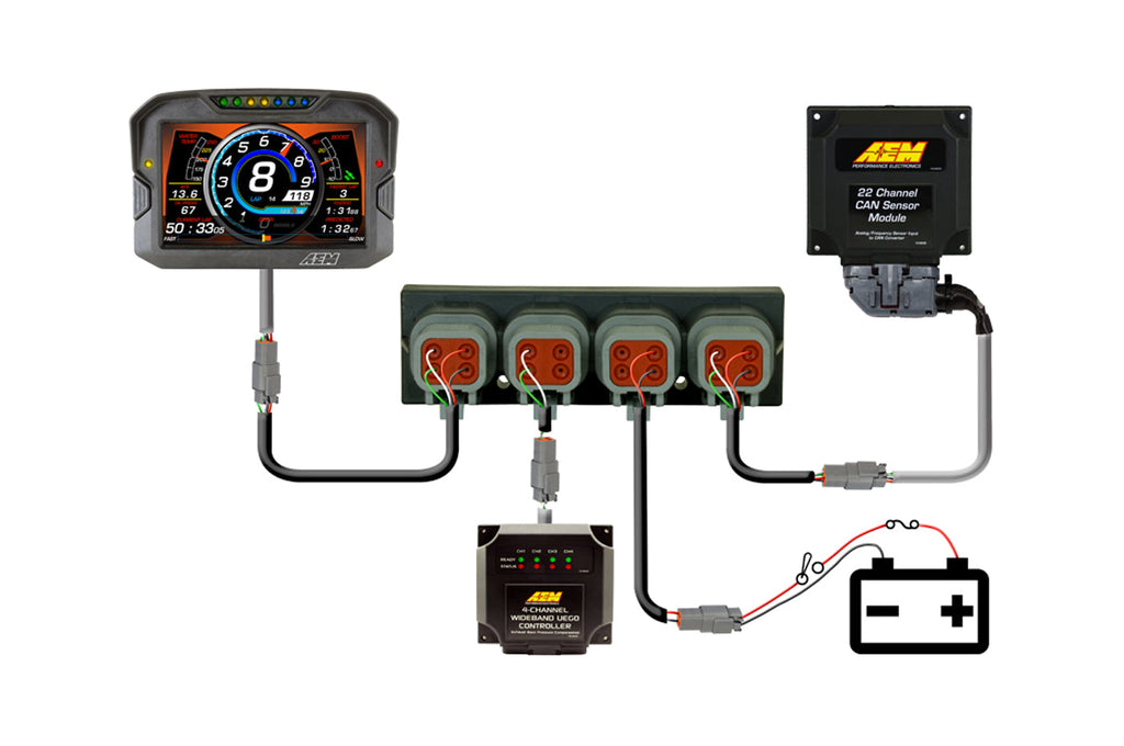 AEMnet 4 Port CAN Hub (30-2225)