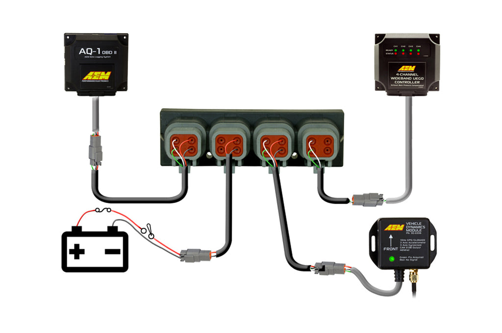 AEMnet 4 Port CAN Hub (30-2225)