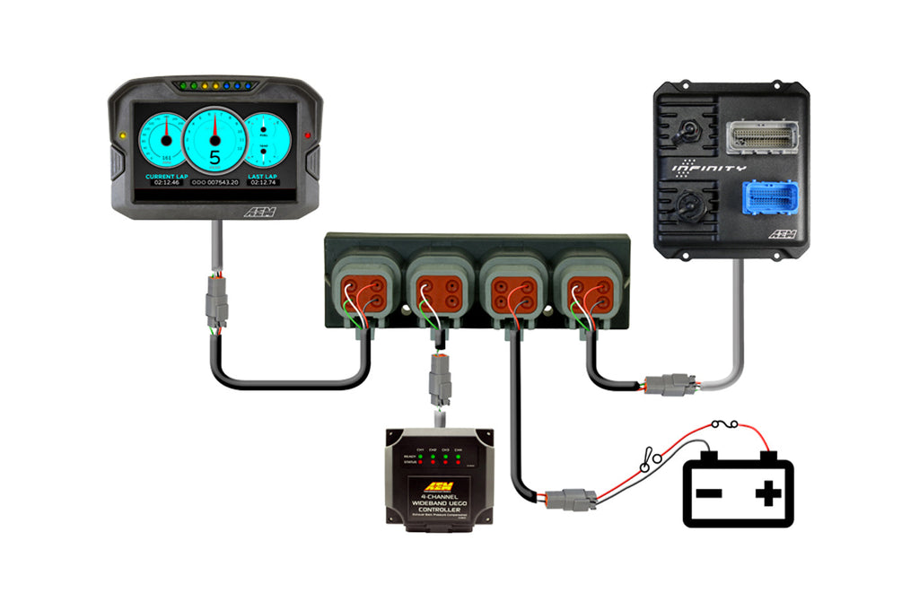 AEMnet 4 Port CAN Hub (30-2225)