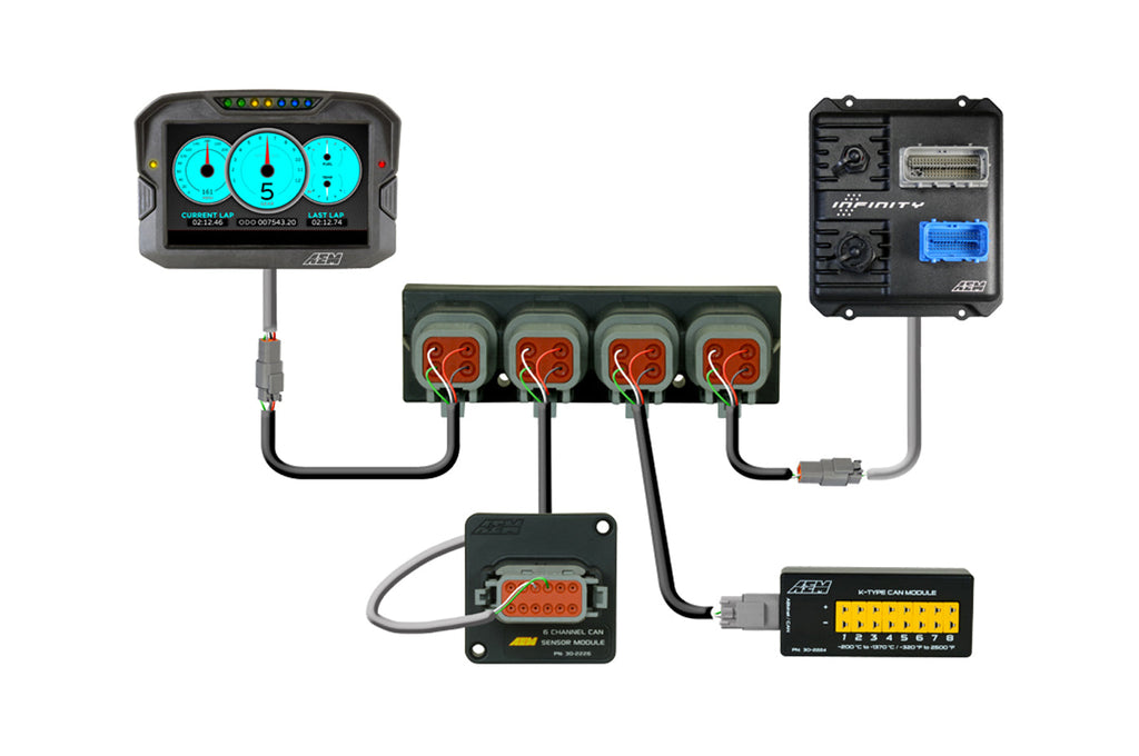 AEMnet 4 Port CAN Hub (30-2225)