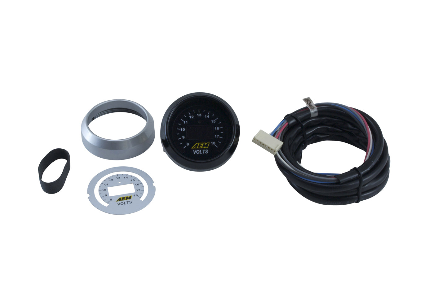 AEM Digital 8-18V Voltmeter Gauge (30-4400)
