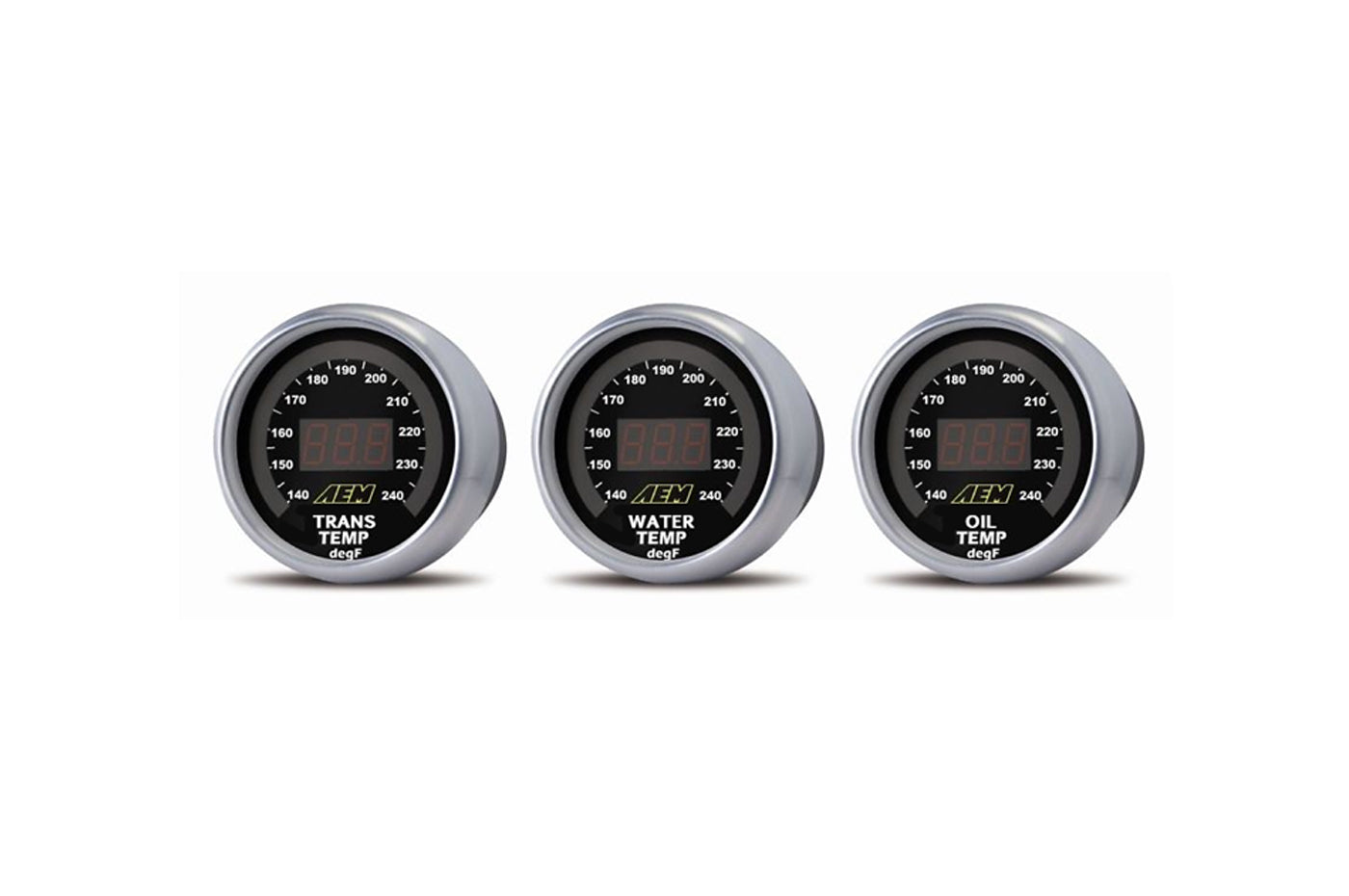 AEM Digital Trans Oil Water Temperature Gauge (30-4402)