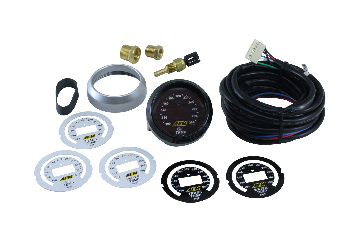AEM Digital Trans Oil Water Temperature Gauge (30-4402)
