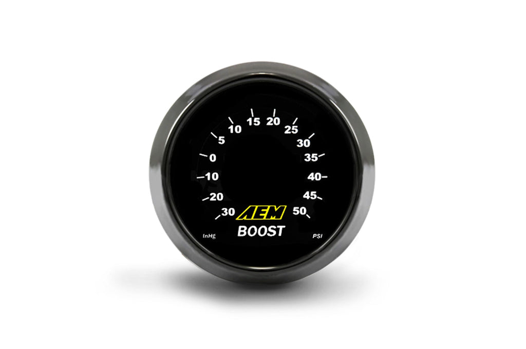AEM Digital Boost Gauge 30-0-50 PSI (30-4408)