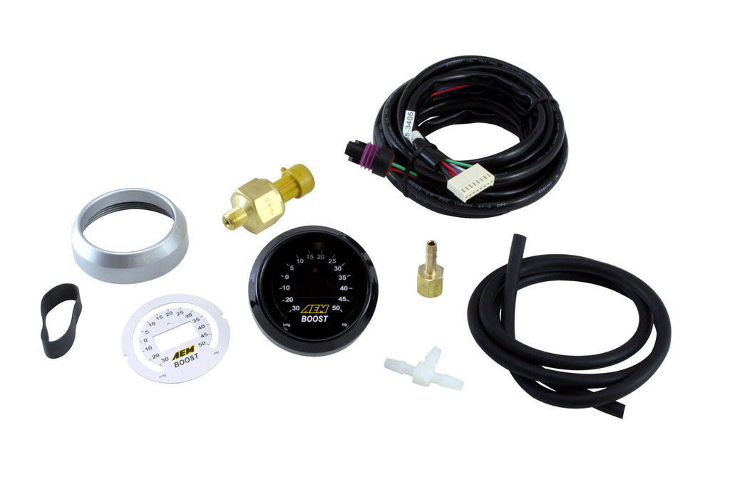 AEM Digital Boost Gauge 30-0-50 PSI (30-4408)