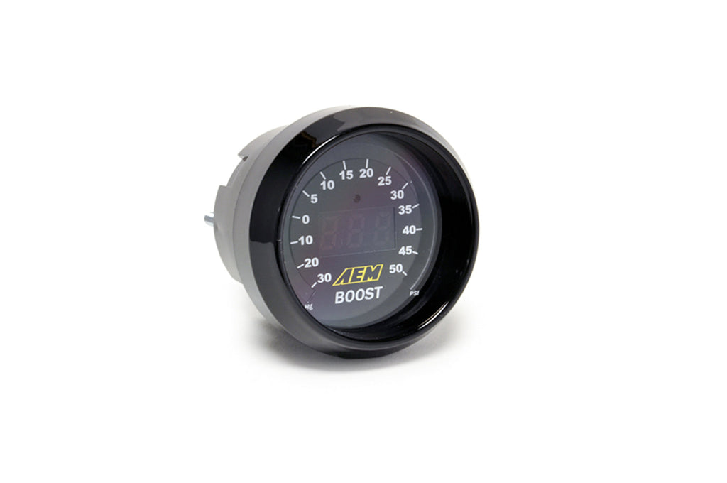 AEM Digital Boost Gauge 30-0-50 PSI (30-4408)