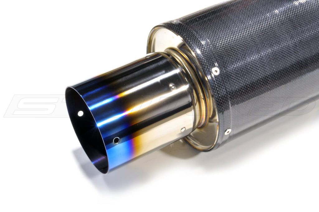 HKS Carbon Ti Exhaust for 2G DSM FWD (3112-EX003)