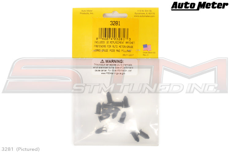 Auto Meter Ratchet Fasteners