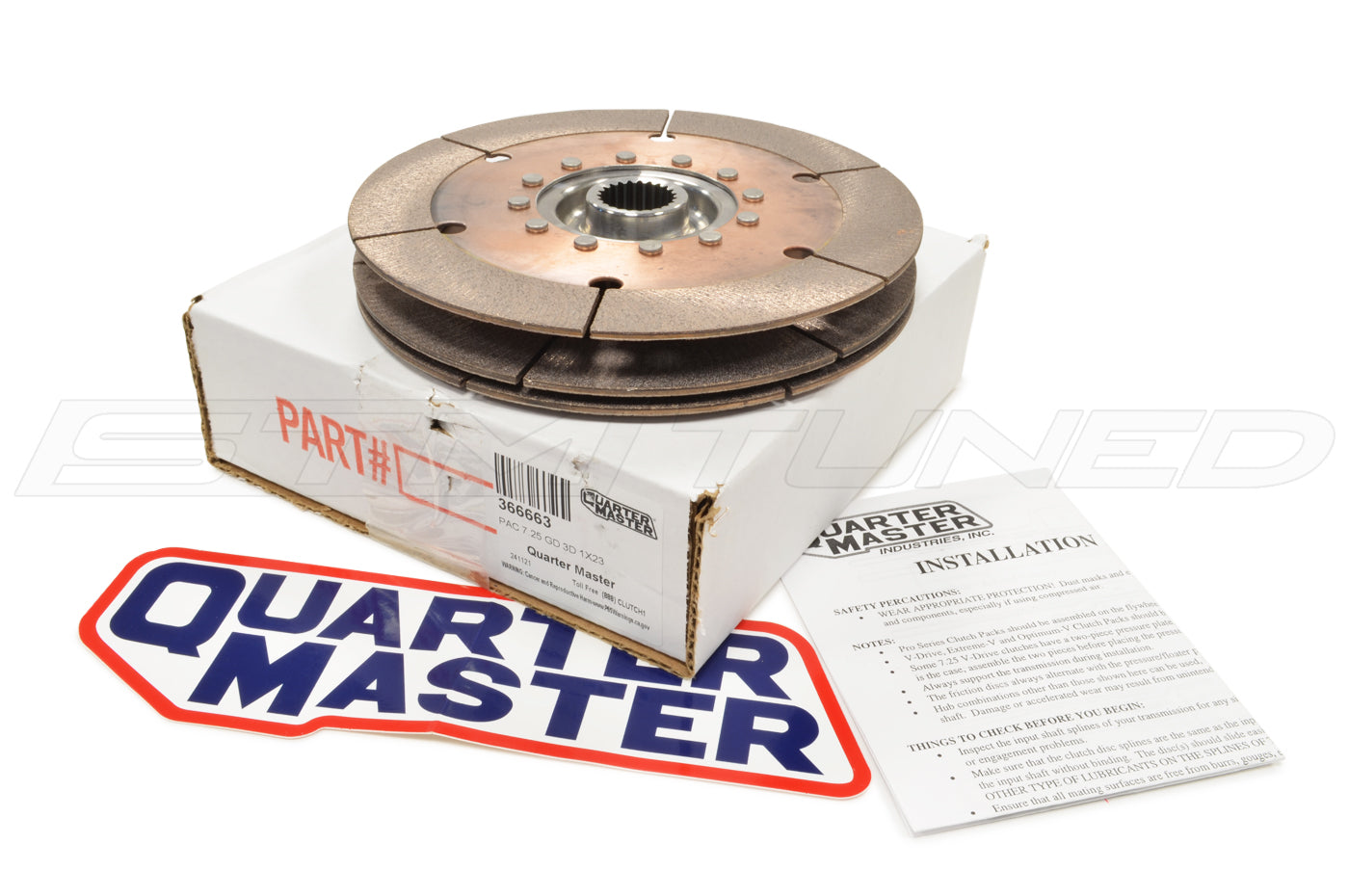 Quarter Master Triple Replacement Discs for DSM/Evo (1" x 23 spline) (366663)