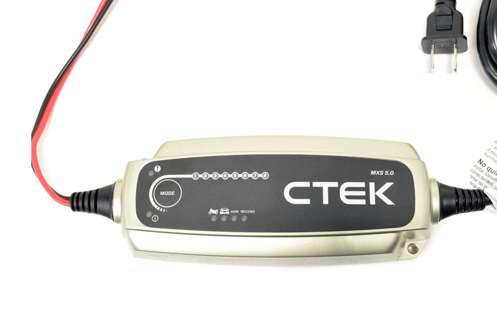CTEK MXS 5.0 Battery Charger for 12 Volt Batteries (40-206)