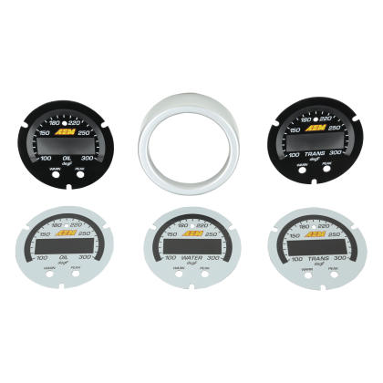 AEM Faceplate/Bezel Kit for X-Series Water Trans Oil Temp (30-0302-ACC)