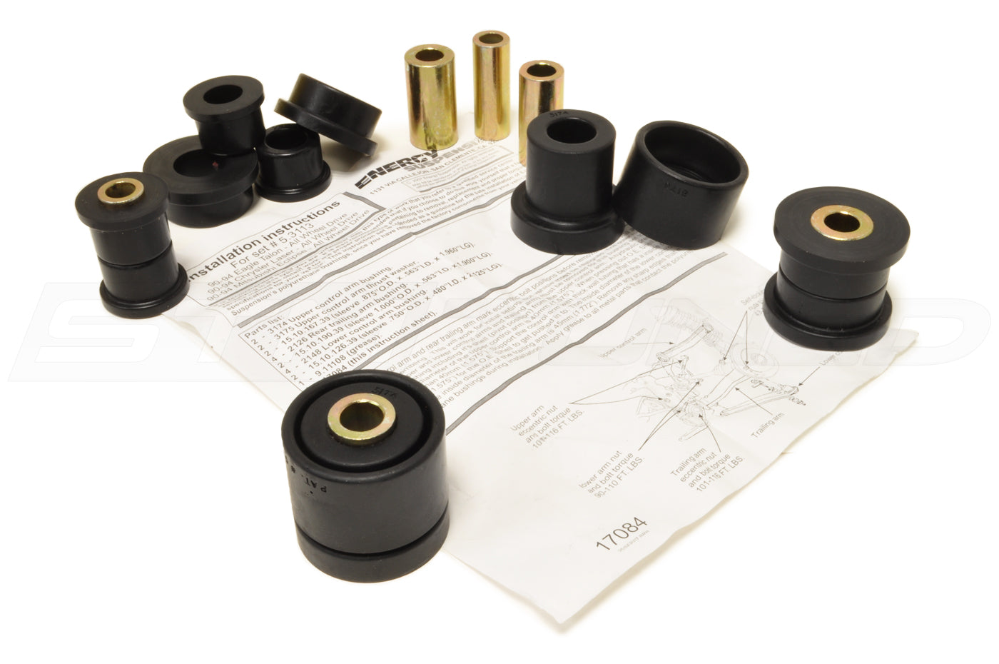 Energy Suspension Rear Control Arm Bushings for 1G DSM AWD (5.3113G)