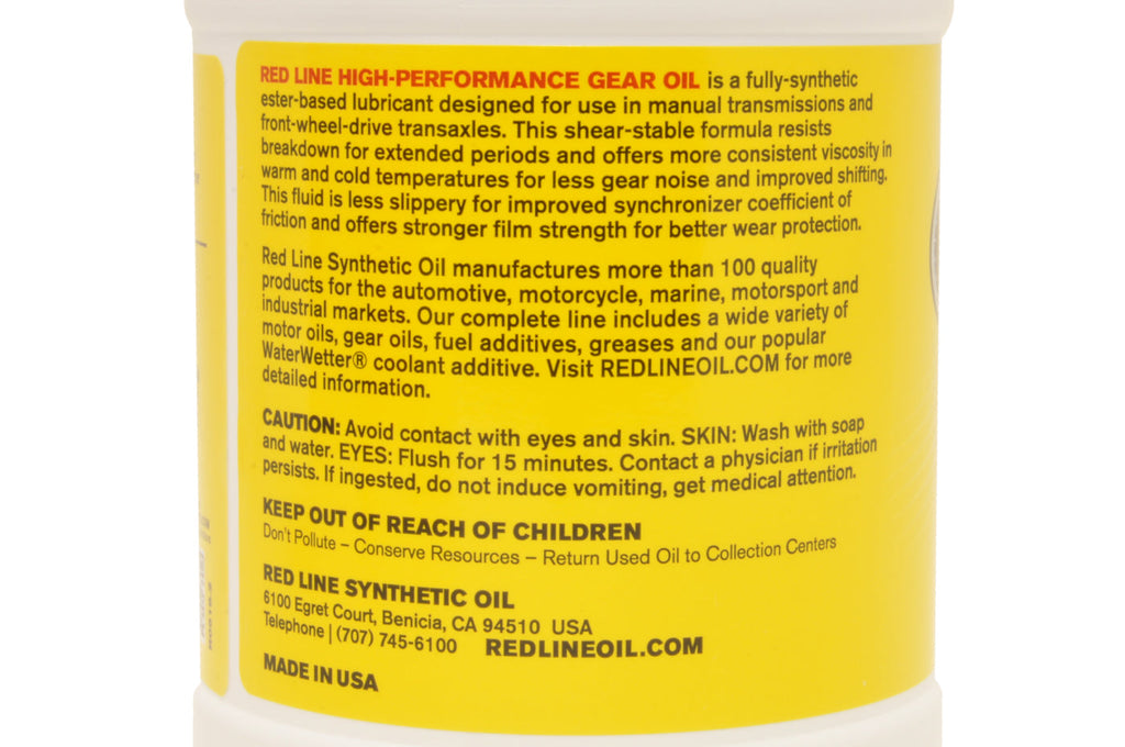 Red Line MTL 75W80 GL-4 Gear Oil (50204-1)
