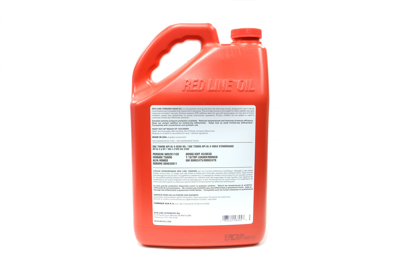 Red Line 75W90NS GL-5 Gear Oil