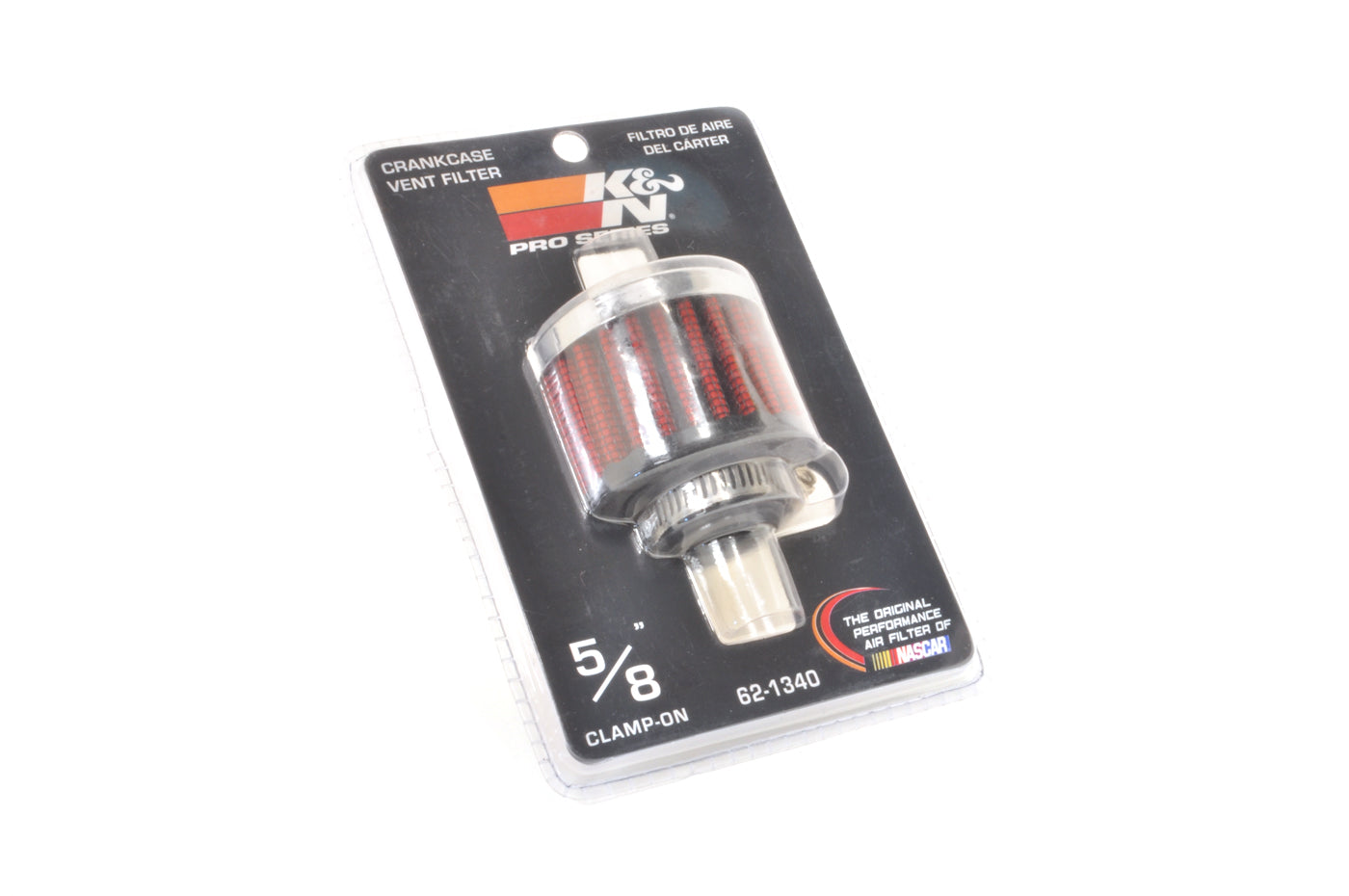 K&N Breather Filter with 5/8 inch Rubber Flange (62-1340)