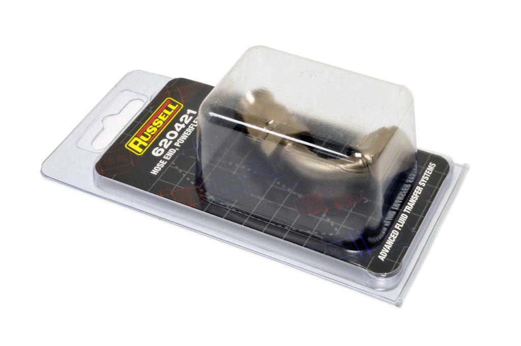 Russell Powerflex Power Steering Hose End -6AN 90° (620421) *Limited Quantity*