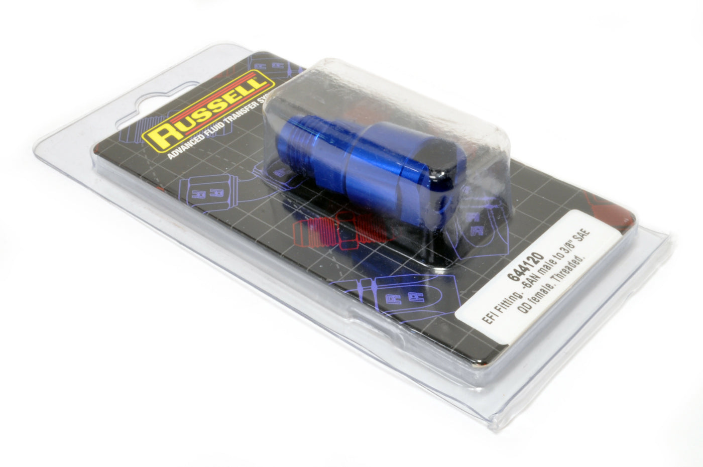 Russell Female Quick-Disconnect -6AN Male to 3/8" SAE (644120)