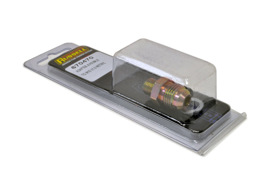 Russell -6AN Male to M10x1.0 Straight Adapter Fitting (670470)