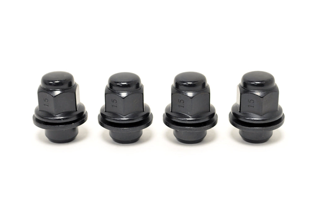 Gorilla Black Lug Nuts for Stock Wheels (M12x1.5 - Pack of 4)