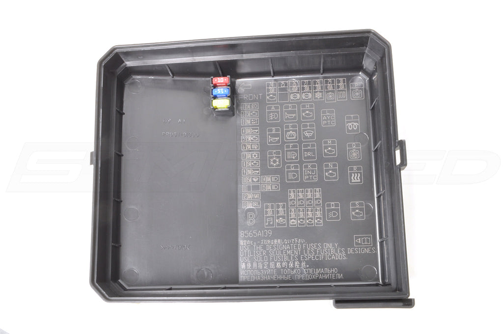 Mitsubishi OEM Fuse Box Cover for Evo X
