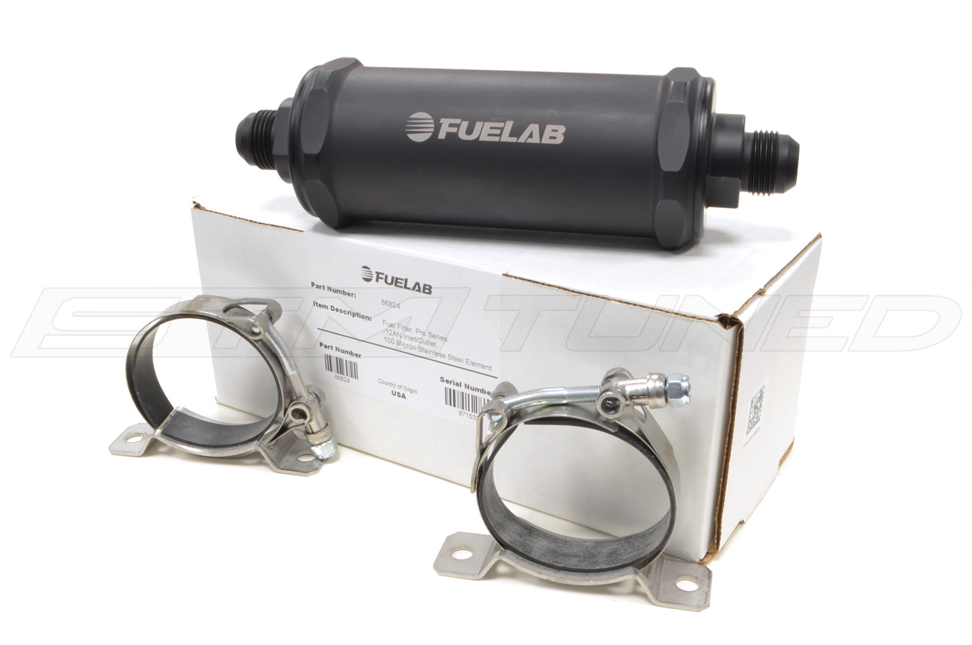 Fuelab 868 Pro Series In-Line Fuel Pre-Filter (6" Long)