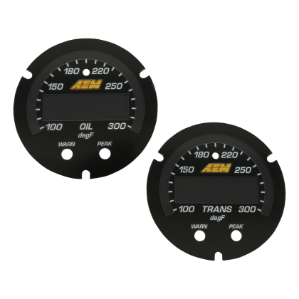 AEM Faceplate/Bezel Kit for X-Series Water Trans Oil Temp (30-0302-ACC)