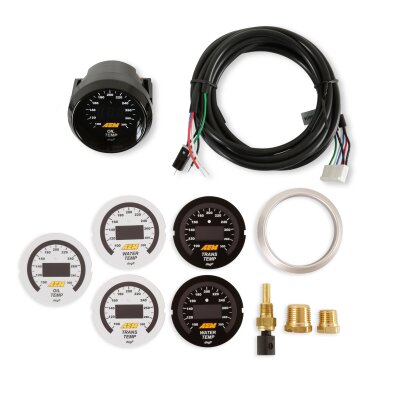AEM Digital Trans Oil Water Temperature Gauge (30-4402)