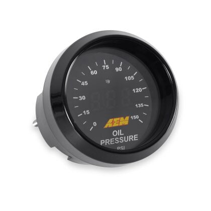 AEM Digital Oil 150 PSI Gauge (30-4407)