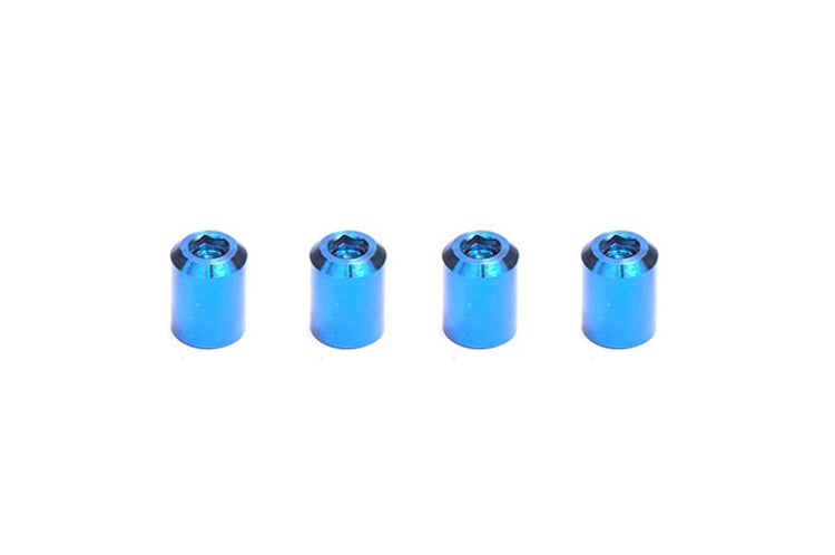 Dress Up Bolts Titanium Valve Stem Caps Bullet Style (ACC-001)