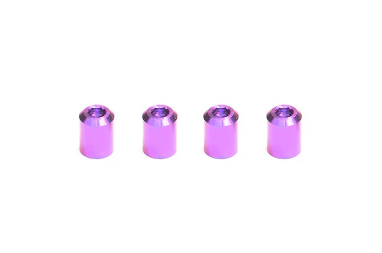 Dress Up Bolts Titanium Valve Stem Caps Bullet Style (ACC-001)