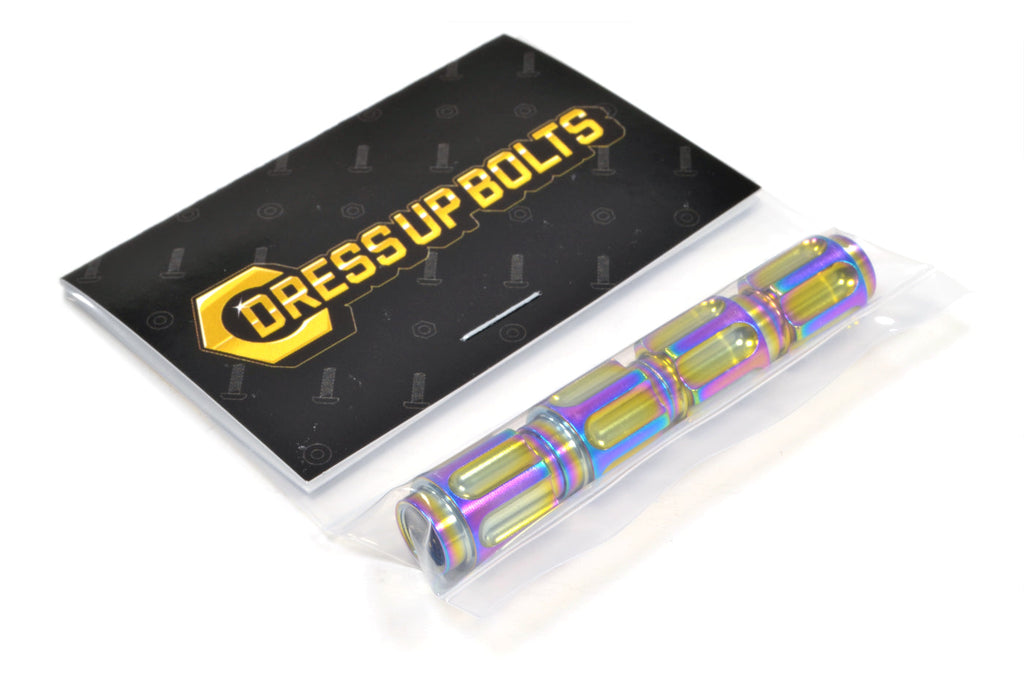 Dress Up Bolts Titanium Valve Stem Caps Gear Style (ACC-002)
