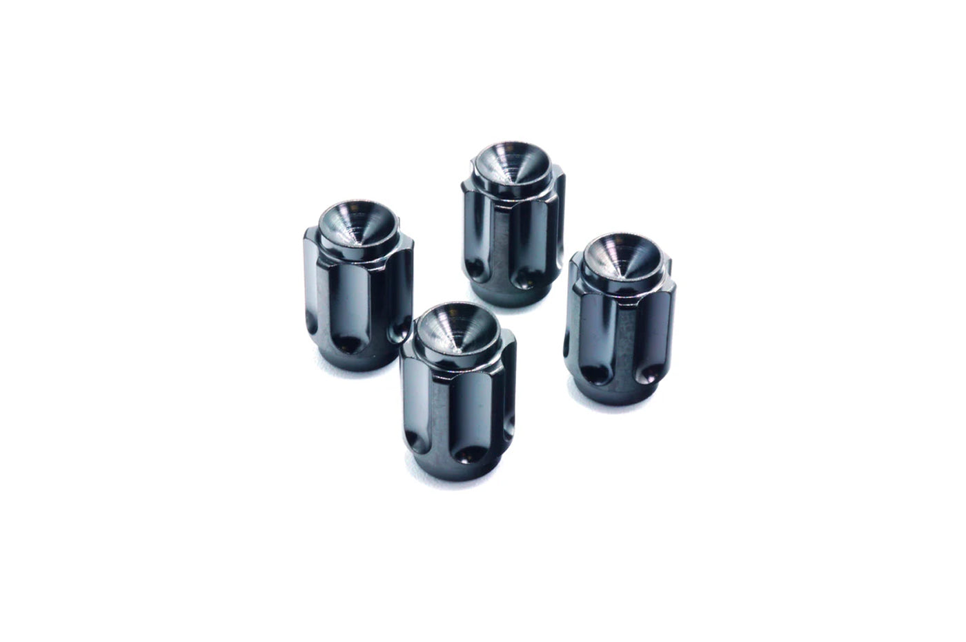 Dress Up Bolts Titanium Valve Stem Caps Gear Style (ACC-002)